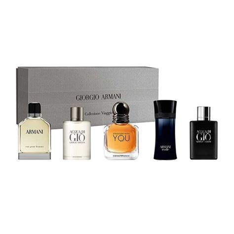 giorgio armani miniature gift set